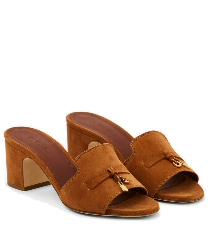 Photo: Loro Piana Summer Charms suede mules