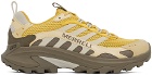 Merrell 1TRL Yellow & Taupe Moab Speed 2 Vent 2K Sneakers