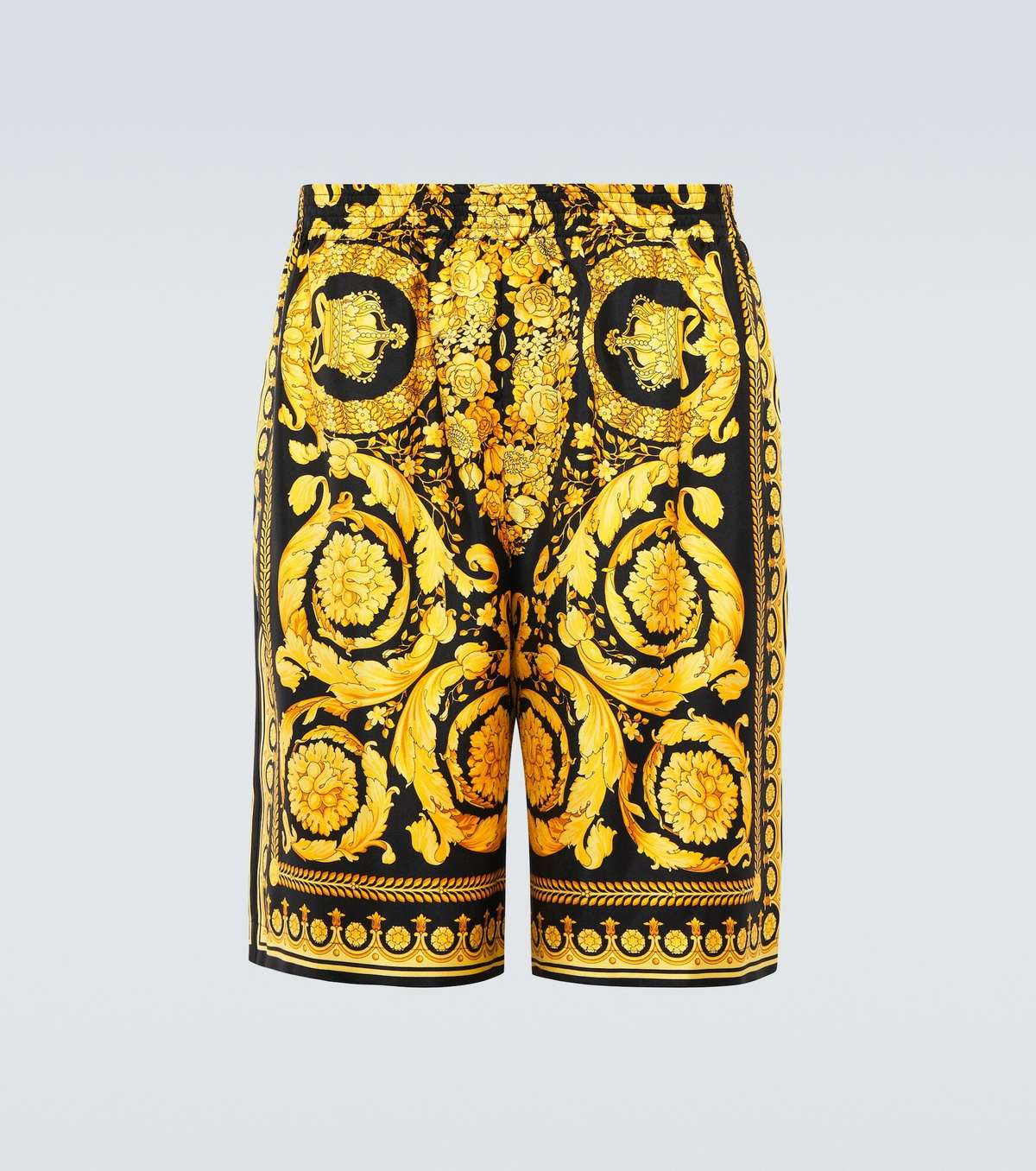 Versace Printed silk shorts Versace