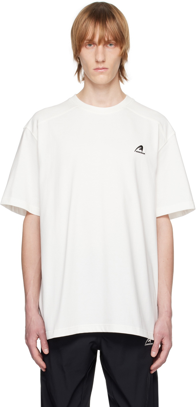 ADER error White A-Peec T-Shirt ADER error