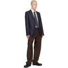 MM6 Maison Margiela Gray Suiting Tie