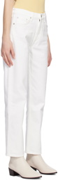 rag & bone White Harlow Jeans