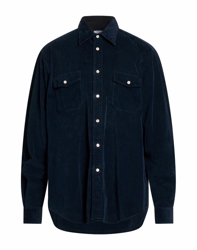 Photo: Boglioli Mens Shirt Midnight in Blue