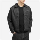 Dime Men's Denim Twill Jacket in Black Washed