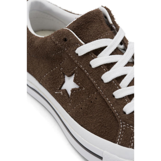 pakke tack utilfredsstillende Converse Brown Suede One Star Sneakers Converse