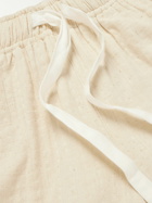 Karu Research - Embroidered Cotton Drawstring Trousers - Neutrals