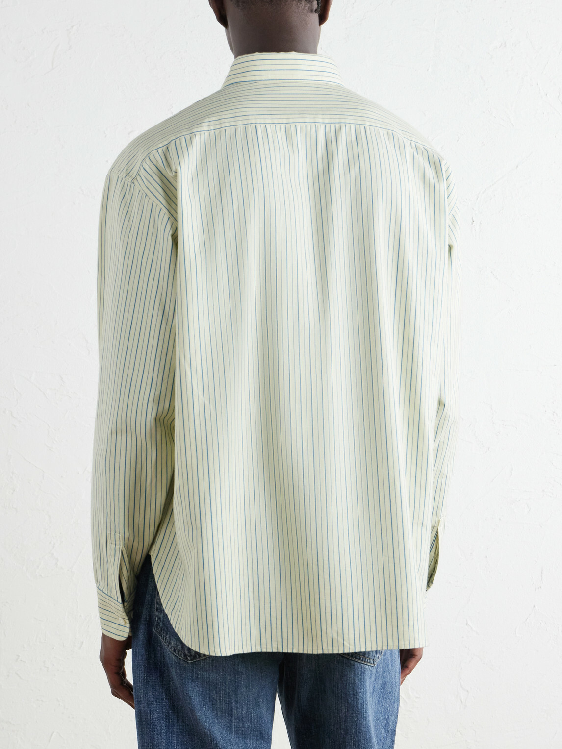 Visvim - Beiler Striped Cotton Oxford Shirt - Green