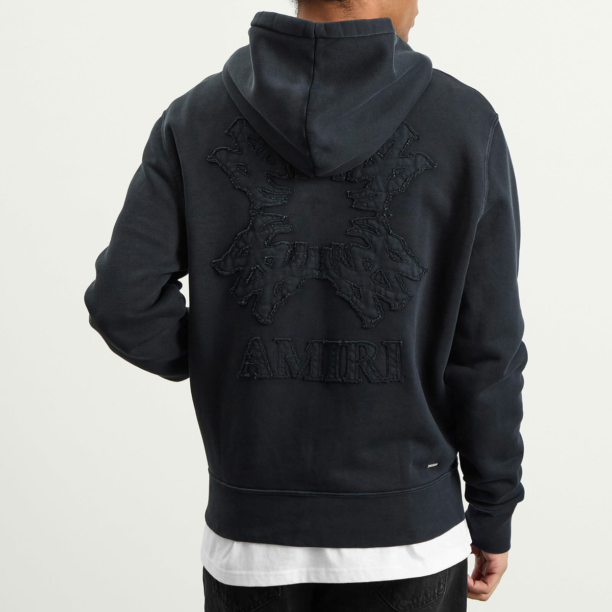 AMIRI Men's MA Quad Zip Hoodie in Black Amiri