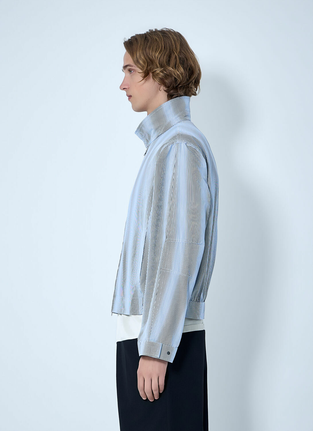 Dries Van Noten Striped Zip-Up Jacket