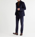 Caruso - Slim-Fit Unstructured Cotton-Blend Corduroy Suit Jacket - Blue