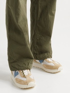 VISVIM - FKT Runner Suede-Trimmed Nylon and Cotton-Blend Sneakers - Neutrals