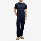 Marni Men's Floral Logo T-Shirt in Blublack