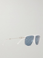 Dior Eyewear - CD Link S2U D-Frame Acetate and Silver-Tone Mirrored Sunglasses