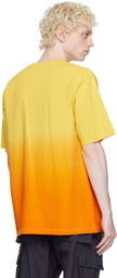 BAPE Orange & Yellow College Gradation T-Shirt