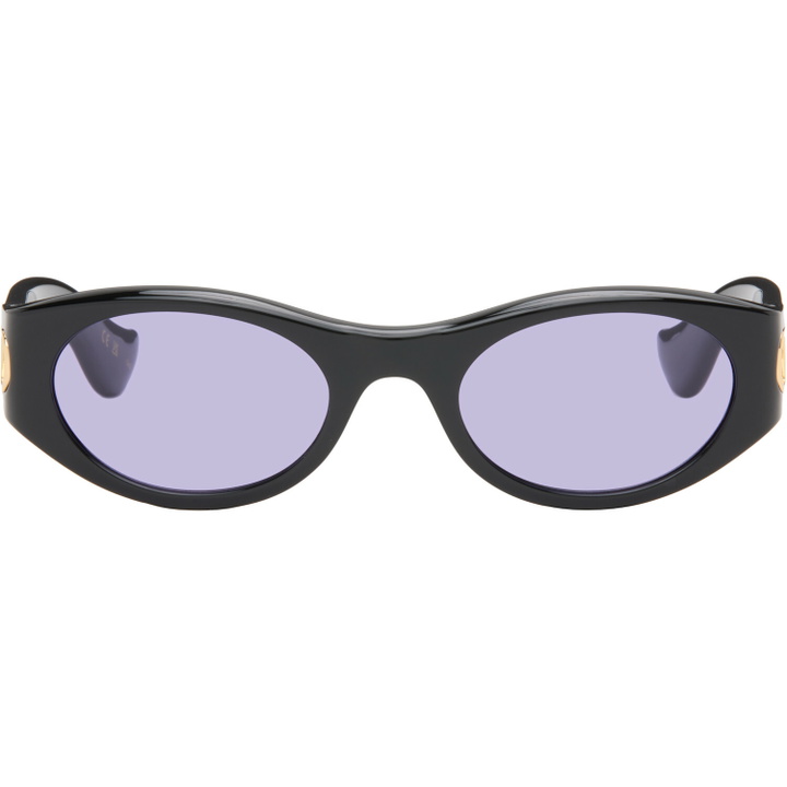 Photo: Valentino Black Vain Light V Logo Sunglasses
