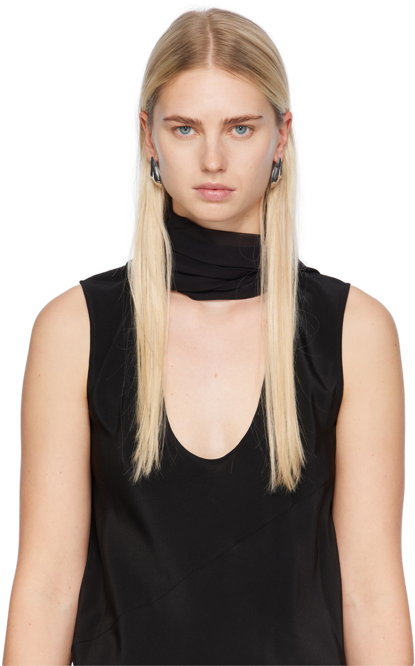 By Pariah Silver Medium Sabine Hoops By Pariah Silver Medium Sabine Hoops