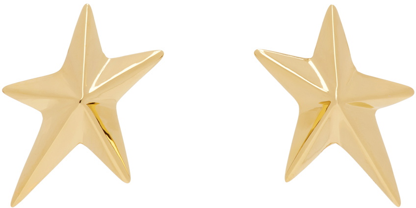Mugler Gold Armor Earrings
