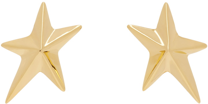 Photo: Mugler Gold Armor Earrings
