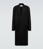 Loewe - Embroidered wool overcoat