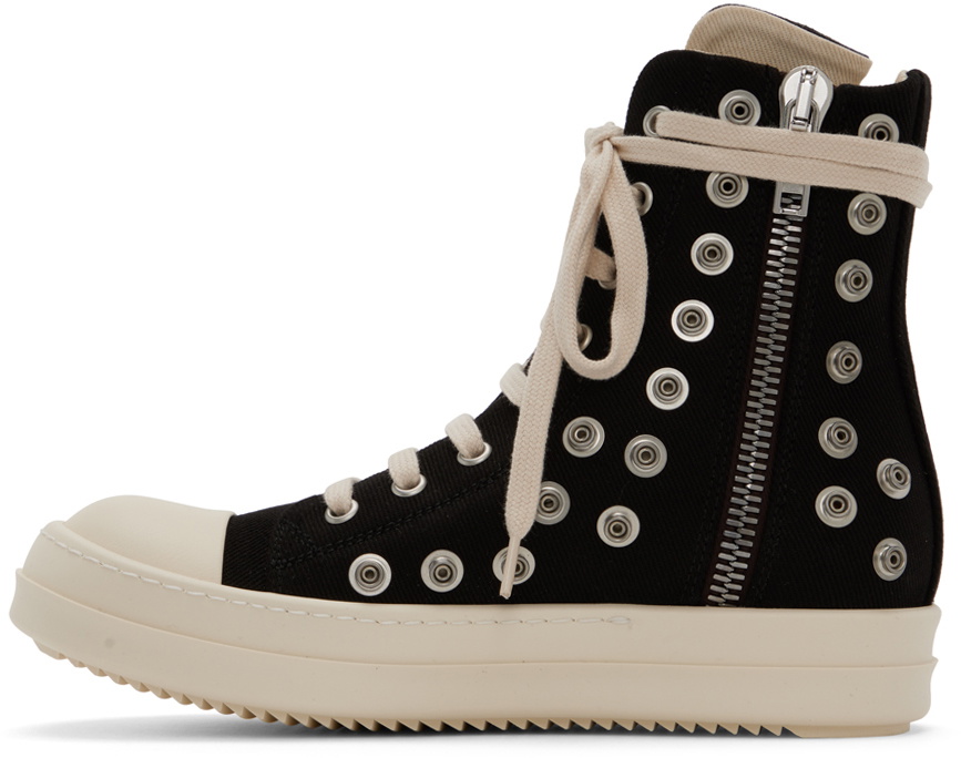 Rick Owens DRKSHDW Black Rivet Sneakers Rick Owens Drkshdw