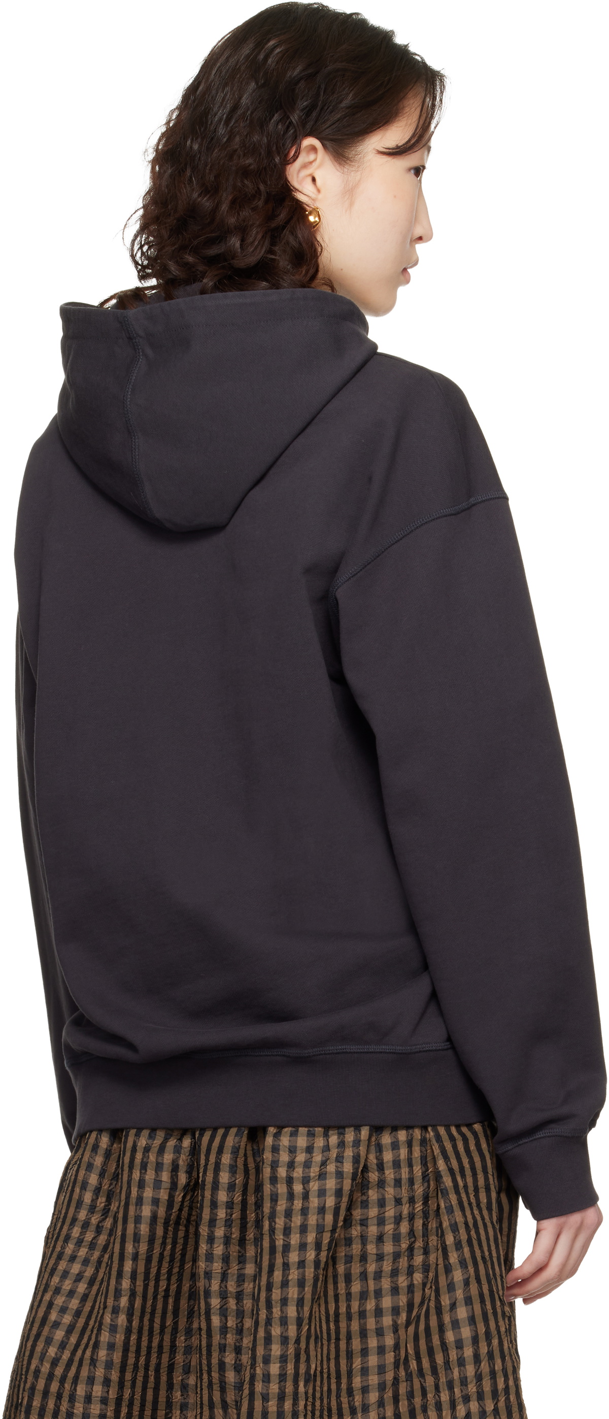GANNI Black Isoli Banana Print Hoodie