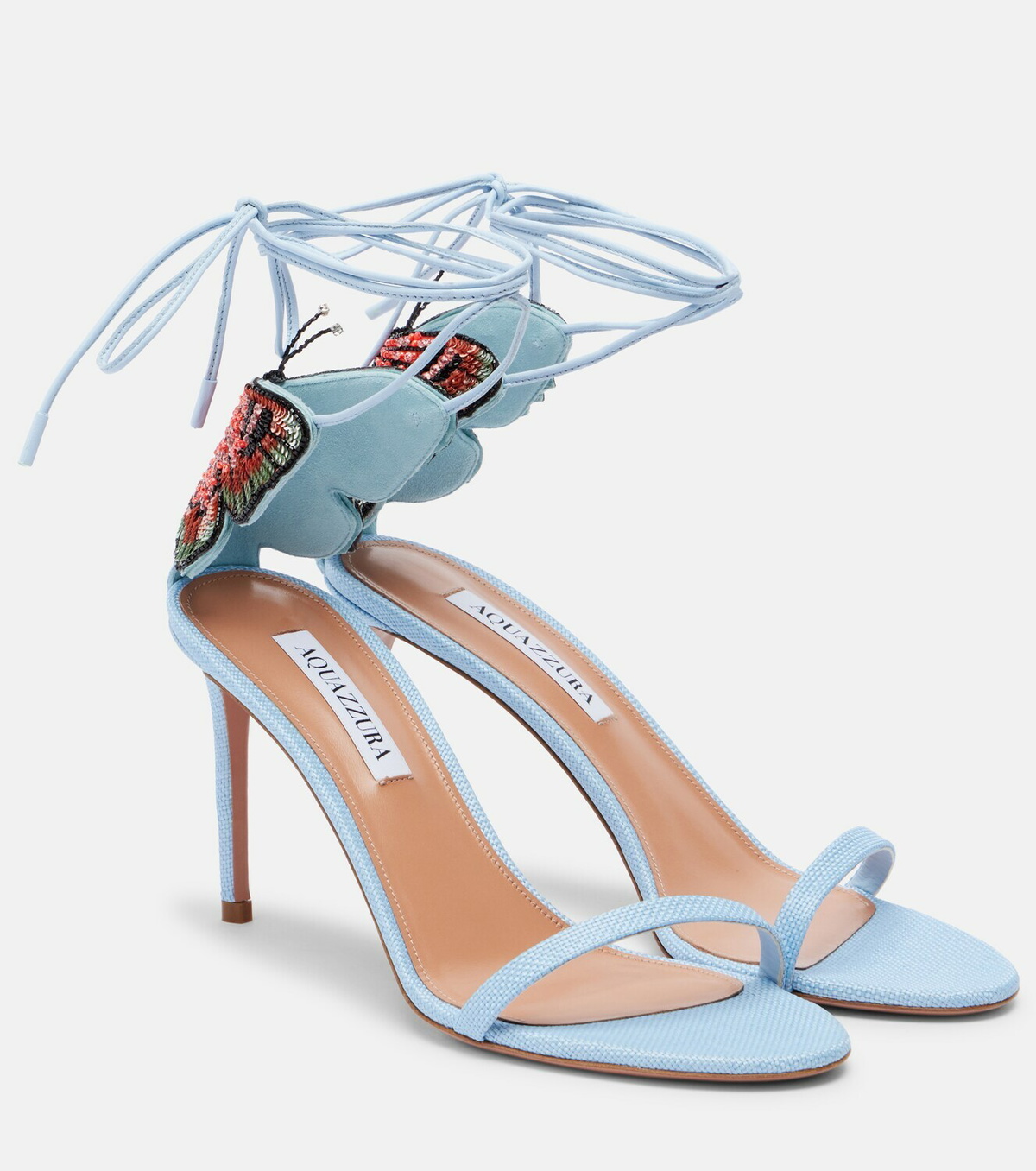 Aquazzura Papillon D'Amour embellished sandals