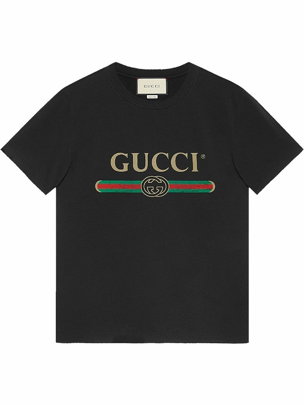 Photo: GUCCI - Logo Cotton T-shirt
