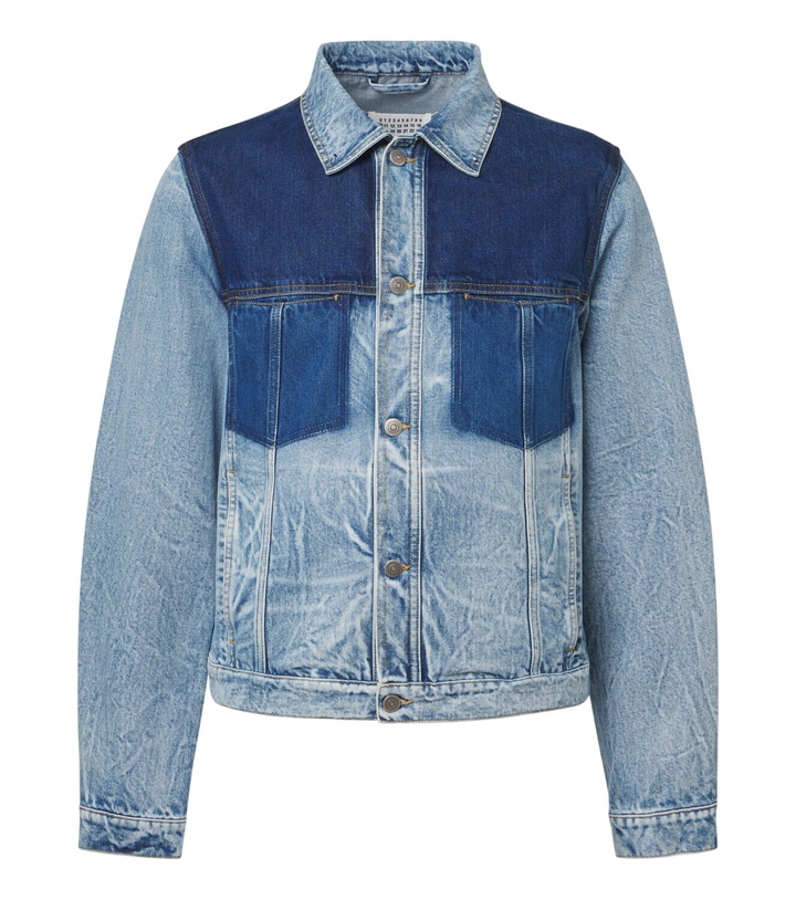 Photo: Maison Margiela Patchwork denim jacket