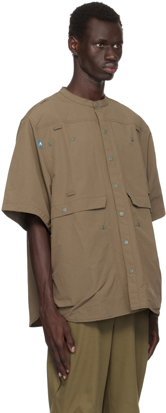 Archival Reinvent Khaki WIND AND SEA Edition Arc Military Bags Shirt