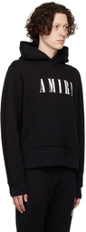 AMIRI Black Cotton Hoodie