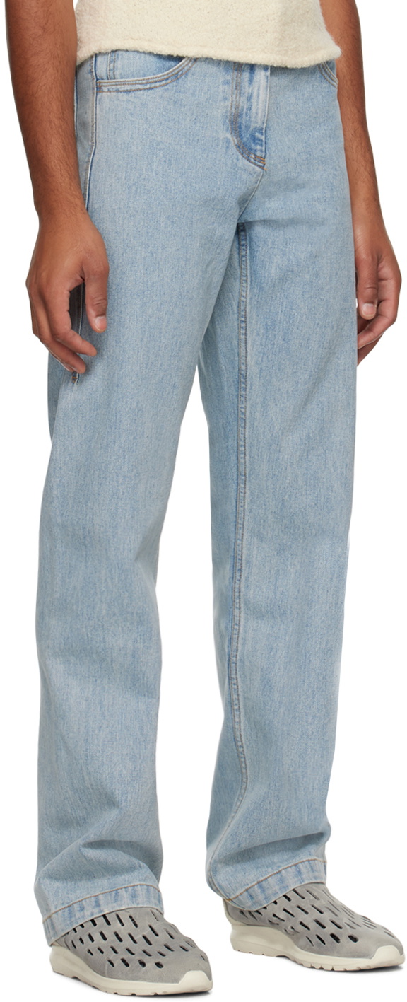 LOW CLASSIC Blue Straight-Leg Jeans