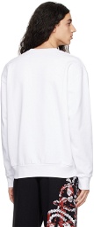JW Anderson White Print Sweatshirt