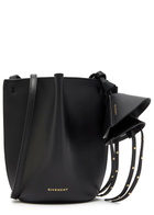 Givenchy Nano Floral Bag-charm Leather Bucket bag - Black - One Size