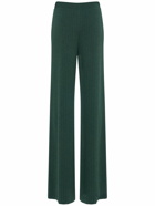 LORO PIANA - Maras Rib Knit Cashmere Wide Pants