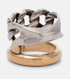 Alexander McQueen Chain-trimmed ring