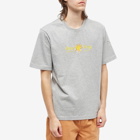 Stan Ray Men's Sun Ray Embroidered T-Shirt in Grey Marl