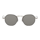 Matsuda Silver Mirrored M3057 Sunglasses