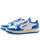 Autry Men's 01 Low Contrast Sneakers in White/Blue