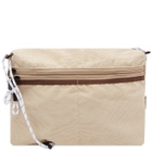 Taikan Men's Large Corduroy Sacoche Cross Body Bag in Tan Corduroy