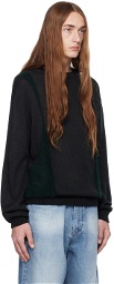 Youth Green Curved Sweater