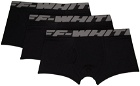 Off-White Three-Pack Black Industrial Boxers