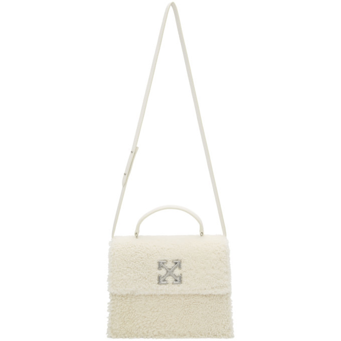 Off-White White Jitney 2.8 Furry Tote Bag - ShopStyle