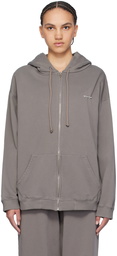 MM6 Maison Margiela Taupe Safety Pin Hoodie