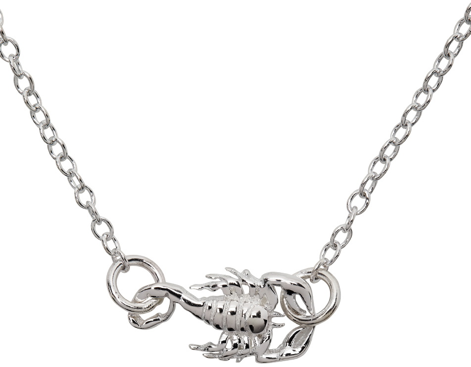 stolen girlfriends club ネックレス Stolen Girlfriends Club Silver Micro Scorpion Necklace Stolen
