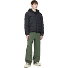 Moncler Black Vega Hooded Short Down Jacket