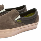 Vans LX Classic Slip-On 98 sneaker in Suede Coal Brown