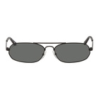 Balenciaga Black Rectangular Sunglasses