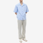 Marni Men's Logo Vactaion Shirt in Iris Blue