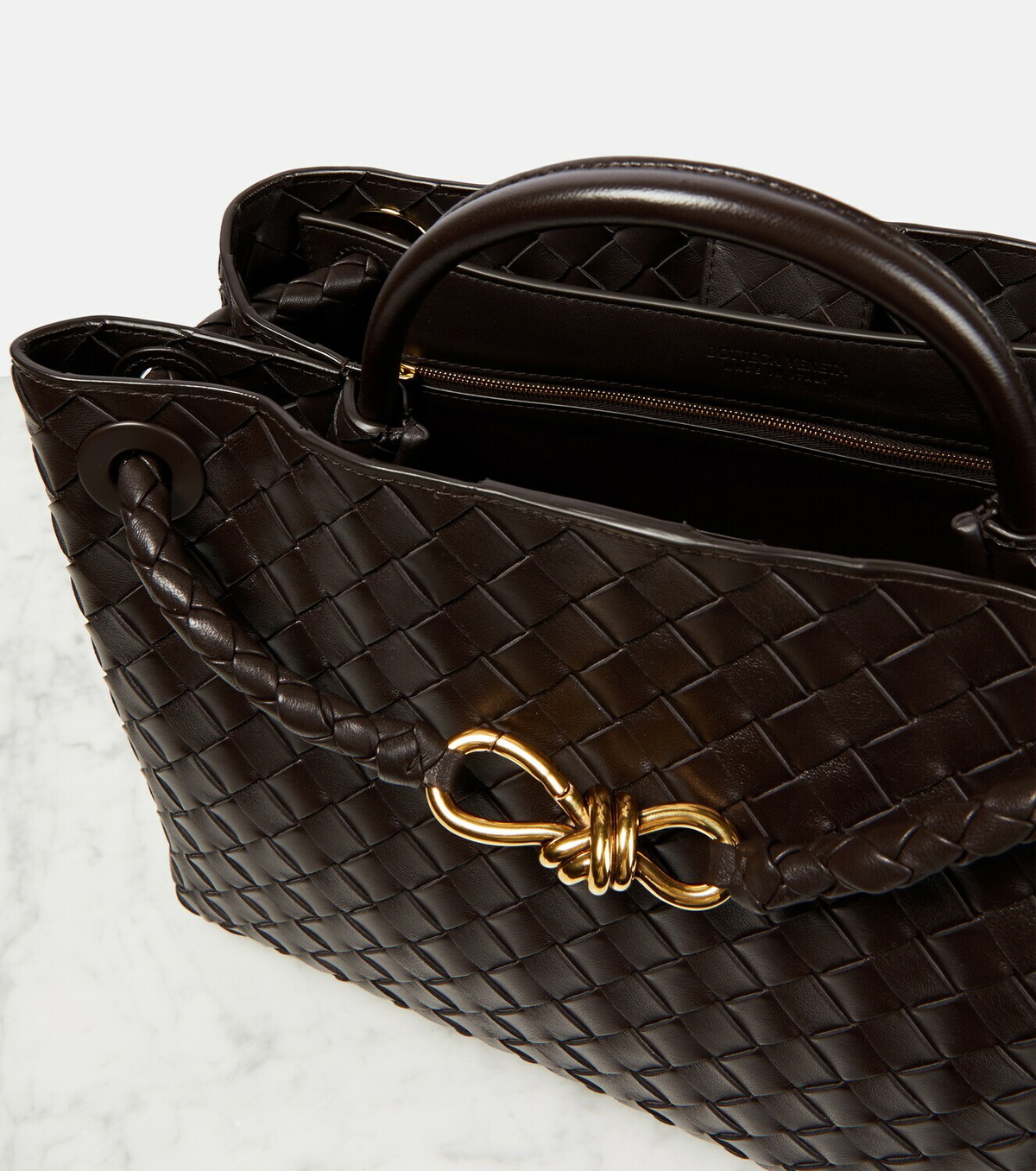 Bottega Veneta Andiamo Medium leather tote bag