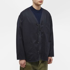 Comme des Garçons Homme Men's Nylon Liner Zip Jacket in Navy